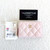 CHANEL Zip Cardholder 26C Light Pink Quilted Caviar Light Gold Hardware 