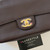 CHANEL Mini Souplissimo 26B Dark Brown Grained Calfskin Gold Hardware 