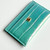 CHANEL Cardholder 26K Iridescent Turquoise Croc-Embossed Calfskin Gold Hardware 