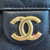 CHANEL Small Hobo Bag 26K Black Quilted Caviar Gold Hardware 