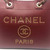 Chanel 18K Studded Burgundy Caviar Leather Deauville