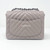 Chanel 18B Mini Square Taupe Glazed Calfskin with ruthenium hardware