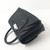 VAN CLEEF 
ARPELS Chanel 18A So Black Chevron Caviar Mini Coco Handle 