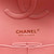 Chanel 19S Classic Medium Matte Pink Chevron Caviar with light gold hardware