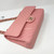 VAN CLEEF 
ARPELS Chanel 19S Classic Medium Matte Pink Chevron Caviar with light gold hardware 