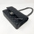 Chanel Classic Medium Double Flap Black Quilted Caviar with silver hardware