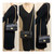 VAN CLEEF 
ARPELS Chanel Reissue Black Chevron Calfskin Double Flap and Aged Gold Hardware size 224 