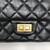 Chanel Reissue 2.55  Black Quilted Aged Calfskin Double Flap with aged gold hardware 225-1653427519