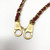VAN CLEEF 
ARPELS Chanel Mini Coco Red Quilted Caviar with Lizard Handle and aged gold hardware 