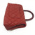 VAN CLEEF 
ARPELS Chanel Mini Coco Red Quilted Caviar with Lizard Handle and aged gold hardware 