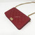 VAN CLEEF 
ARPELS Chanel 19A Boy Wallet on Chain Red Caviar with brushed gold hardware 