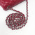 Chanel 18B Mini Rectangular Raspberry Red Quilted Caviar with silver hardware