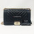 Chanel 19S Le Boy Old Medium Black Chevron with light gold hardware