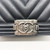 VAN CLEEF 
ARPELS Chanel 15S Small Le Boy Black Chevron Calfskin with ruthenium hardware 