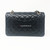 Classic Black Small Quilted Caviar Double Flap with gold hardware