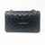 VAN CLEEF 
ARPELS Classic Black Small Quilted Caviar Double Flap with gold hardware 