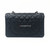 Classic Small Black Quilted Caviar Double Flap with silver hardware