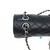 VAN CLEEF 
ARPELS Classic Small Black Quilted Caviar Double Flap with silver hardware 