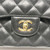 VAN CLEEF 
ARPELS Classic Black Jumbo Double Flap Caviar with gold hardware 