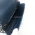 VAN CLEEF 
ARPELS Classic Mini Rectangular 18S Dark Blue Caviar with light gold hardware 