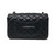 17C Classic Mini Rectangular Black Quilted Caviar with light gold hardware