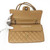 VAN CLEEF 
ARPELS Chanel Vintage Classic Medium Double Flap Dark Beige Quilted Caviar with 24K gold plated hardware 