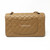 VAN CLEEF 
ARPELS Chanel Vintage Classic Medium Double Flap Dark Beige Quilted Caviar with 24K gold plated hardware 