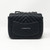 VAN CLEEF 
ARPELS Chanel 17S Classic Mini Square Black Chevron Caviar with silver hardware 