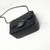 VAN CLEEF 
ARPELS Chanel 17S Classic Mini Square Black Chevron Caviar with silver hardware 