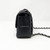 VAN CLEEF 
ARPELS Chanel 17S Classic Mini Square Black Chevron Caviar with silver hardware 