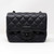 VAN CLEEF 
ARPELS Chanel 17S Mini Square So Black Quilted Calfskin with black shiny hardware 