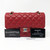 Chanel Classic Small 19B Red Caviar with light gold hardware