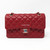 Chanel Classic Small 19B Red Caviar with light gold hardware