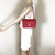 VAN CLEEF 
ARPELS Chanel Classic Small 19B Red Caviar with light gold hardware 