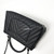 VAN CLEEF 
ARPELS Chanel 18A So Black Small Coco Handle Chevron Caviar with shiny black hardware 