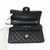 Chanel Classic Black Quilted Caviar Medium Double Flap with gold hardware