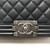 Chanel 2018 Le Boy Old Medium Black Quilted Caviar with ruthenium hardware