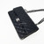 VAN CLEEF 
ARPELS Chanel Classic  Black Quilted Caviar Medium Double Flap with silver hardware 