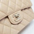 Chanel Classic Small Double Flap 19S Iridescent Light Beige Quilted Caviar with light gold hardware