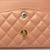 VAN CLEEF 
ARPELS Chanel Vintage Classic Medium Double Flap Salmon Pink Quilted Caviar with 24k gold plated hardware-1653429452 