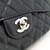 Chanel Classic Jumbo Single Flap Black Quilted Caviar with silver hardware