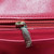 VAN CLEEF & ARPELS Chanel 18B Mini Rectangular Raspberry Red Chevron Caviar with light gold hardware 