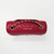 VAN CLEEF & ARPELS Chanel 18B Mini Rectangular Raspberry Red Chevron Caviar with light gold hardware 