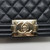 VAN CLEEF 
ARPELS Chanel 17P Le Boy Old Medium Iridescent Black Quilted Caviar with shiny light gold hardware-1653430167 