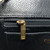 VAN CLEEF 
ARPELS Classic Mini Rectangular Black Quilted Caviar with brushed gold hardware 
