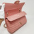 VAN CLEEF 
ARPELS Chanel 19S Classic Medium Double Flap Pink Matte Chevron Caviar with light gold hardware-1653430444 