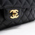 VAN CLEEF 
ARPELS Chanel Classic Medium Double Flap Black Quilted Caviar with gold hardware-1653430569 