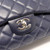 Chanel Classic Jumbo Double Flap Navy Quilted Caviar with silver hardware-1653430591