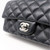 VAN CLEEF & ARPELS Chanel 17B Classic Mini Rectangular Black Quilted Caviar with silver hardware 