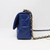 Chanel 19 Flap Small 20P Blue Quilted Goatskin  with multi-tone hardware